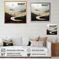 thumbnail image 4 of Designart "Minimalist Countryside In Black And White II" Countryside Canvas Prints, 4 of 7