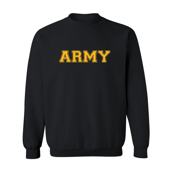 Athletic "ARMY" gold print Crewneck Sweatshirt