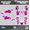 Magenta, variant on Kalair GFX Graphics Kit for Honda ATV TRX400EX (1999-2004) Whiplash Series