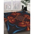 thumbnail image 3 of Ahgly Company Machine Washable Indoor Rectangle Transitional Chocolate Brown Area Rugs, 2' x 5', 3 of 7