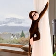 thumbnail image 7 of KOYPTL Long Arm Hanging Monkey Stuffed Animals,Curtain Monkey Plush Toy Birthday Christmas Gifts for Kids (24Inch,Brown), 7 of 7
