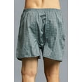 thumbnail image 4 of 247 Frenzy Men's Essentials Power Club PACK OF 3 Stretch Plaid Classic Fly Boxers , Size 2XL PCB3500_3PK (2X), 4 of 6