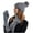 Gray, variant on XMMSWDLA Womens Winter Knit Warm Hat +Long Scarf+Touch Screen Gloves Set Skull Caps Neck Scarves for Women Men Hats for Women