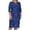 C1-Dark Blue440, variant on Womens Lace Overlay Midi Dress Crew Neck Three Quarter Sleeve Straight Silhouette Mother Bride Long Dress