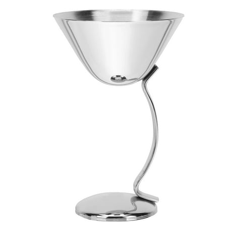 

NUOLUX 1pc Delicate Champagne Cup Stainless Steel Wine Cup Home Restaurant Cup