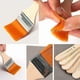 thumbnail image 3 of Professional Flat Paint Brushes with Wooden Handle for Acrylic, Oil & Watercolor Painting - Durable Nylon Bristle Artist Brushes Set, 3 of 5