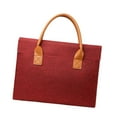 thumbnail image 4 of EHJRE Briefcase for Men Women Business Wear Resistant Lightweight Stylish Oxford Cloth 34x26x4 cm Red, 4 of 9