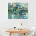 thumbnail image 2 of JEUXUS  Abstract Canvas Wall Art - Teal Turquoise Green Colorful Modern Canvas Pictures, Living Room Wall Decor, Contemporary Landscape Painting Prints for Bedroom Bathroom Office Decor  20x16in, 2 of 6