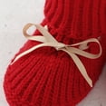 thumbnail image 7 of Baby Shoes + Gloves Set Knit Newborn Girls Boys Boots Mitten Fashion Butterfly-knot Toddler Infant Slip-On Bed Shoes Hand Made, 7 of 7