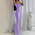 thumbnail image 3 of DPTALR George Women's Spaghetti Strap Dress, Bodycon, Backless, Maxi,#Purple,Size 270S, 3 of 6