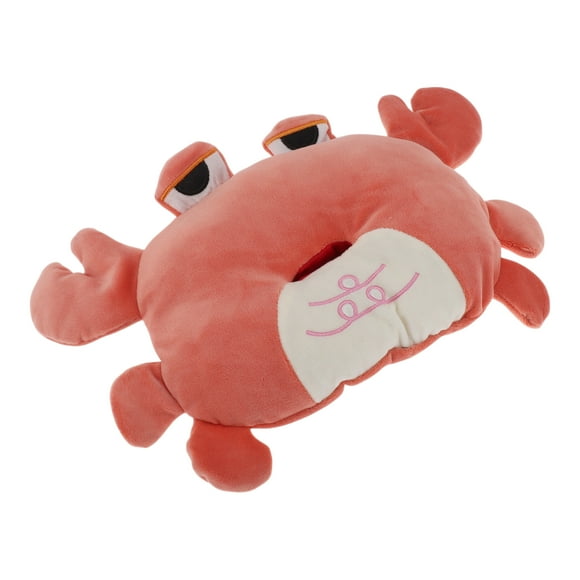 Soporte de pañuelos para coche, organizador de caja de pañuelos, peluche rojo, 1 pieza