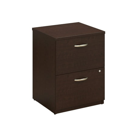 - Bush Business Furniture Series C Elite 24W 2 Drawer Pedestal in Cherry
