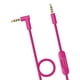 thumbnail image 4 of Cable auxiliar de repuesto para auriculares, control de volumen, cable profesional, reemplaza Rosado, 4 of 6