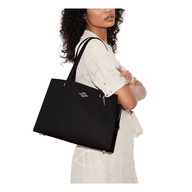 【Coach】新作SALE!!Tatum Carryall In Signature☆トートバッグ Coach Brand Tatum Carryall Handbag, Black, Purse for Laptops
