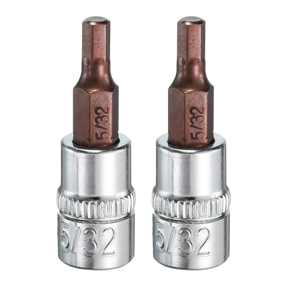 Uxcell 7/32" Hex Bit Socket 3/8" Drive Extension Bit Ratchet Wrench Accessories