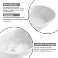 thumbnail image 6 of Bothwa Home Modern Bathroom Vessel Sink – Stylish Above-Counter White Porcelain Sink, Durable Ceramic, Easy Top-Mount Installation, 6 of 11