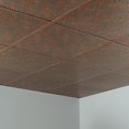 thumbnail image 2 of FASÄDE Square Decorative Vinyl 2ft x 2ft Lay in Ceiling Panel in Copper Fantasy (5 Pack), 2 of 5