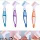 thumbnail image 4 of Qarigey Cepillo de limpieza para dentaduras postizas, cepillo de limpieza para dentaduras postizas de doble cabezal, apto para personas cuidado de los oídos, 4 of 6