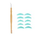 thumbnail image 1 of Double Ended Eyelash Perm Tool Stainless Steel With Eyelash Pads For Beauty Salon, 1 of 8