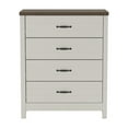 thumbnail image 5 of Lancaster Wood 4 Drawer Dresser, Ivory, by Hillsdale Living Essentials, 5 of 15