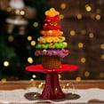 thumbnail image 6 of Handmade Crochet Christmas Tree Hand-Woven Holiday Decoration, Birthday Gifts for Family Friends Women, Christmas Party Home Decor, 6 of 8