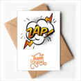 thumbnail image 1 of Boom Exclamation Zap Art Deco Fashion Thank You Cards Envelopes Blank Note, 1 of 3