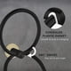 thumbnail image 5 of Soporte para toallas de mano Bewildely de Acero inoxidable Color Plata, Negro, Dorado, HA011308-05B, 5 of 6