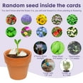 thumbnail image 5 of 10-Packs Handmade Greeting Cards - Plantable Wildflower Seeds Paper Cards,Party Favors, Wedding Favors,Baby Shower Favor,Graduation Party, 5 of 8
