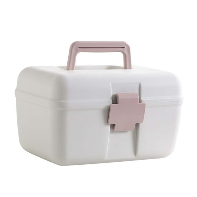 Estuche de transporte de primeros auxilios Yuyangstore caja de Almacenamiento medicamentos rosa