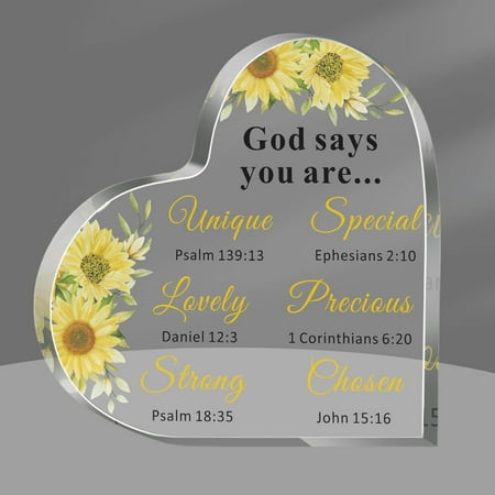 Baptism Gifts for Women Men -Acrylic Christian Religious Gifts for Teens Stocking Stuffers for Girl Boy Gifts for Goddaughter Godson Bible Verse Decor Gift for Friends Christmas Gifts for Her Him Baptism Gifts for Women Men -Acrylic Christian Religious Gifts for Teens Stocking Stuffers for Girl Boy Gifts for Goddaughter Godson Bible Verse Decor Gift for Friends Christmas Gifts for Her Him