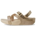 thumbnail image 1 of Sandalia FitFlop Skinny II Glitterdust con Correa en Z Platino Talla 10 Mediana, 1 of 7
