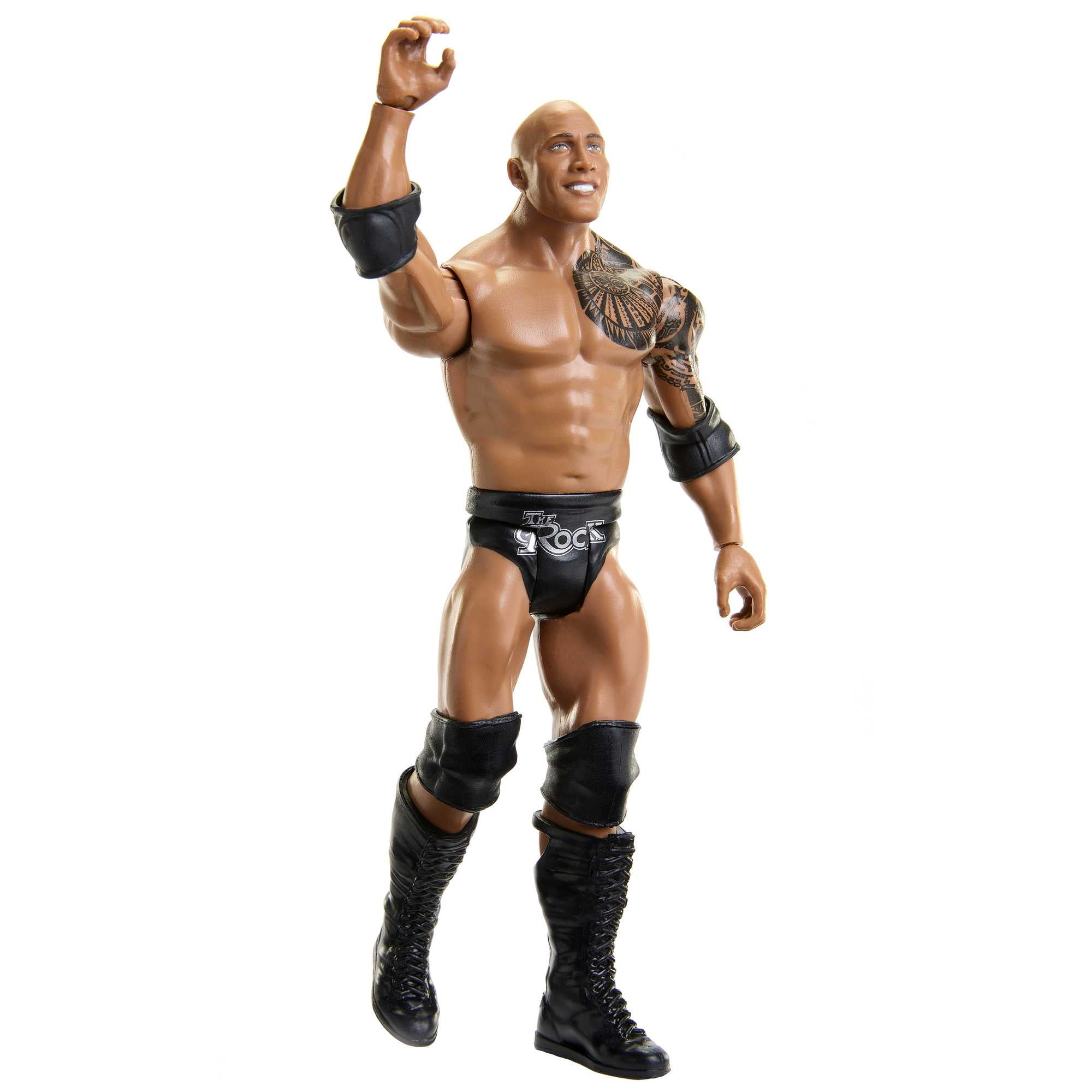 WWE Action Figure The Rock with Ringside Battle Accessories