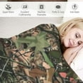 thumbnail image 3 of Nawypu Camo Hunting Camouflage Forest Throw Blanket Super Soft Warm Bed Blankets for Couch Bedroom Sofa Office Car, All Season Cozy Flannel Plush Blanket for Girls Boys Adults, 3 of 6