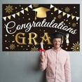 thumbnail image 4 of TIMIFIS Home Decor Large Class Of Graduate Banner Decorations Congratulations Banner Graduation Party Photograph Background Decorations Office DecorFall, 4 of 6