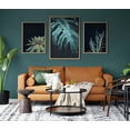 thumbnail image 7 of Kate and Laurel Sylvie Succulent 8 Framed Canvas Wall Art by Emiko and Mark Franzen of F2Images, 18x24 Natural, Dramatic Greenery Art for Wall, 7 of 7