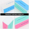 thumbnail image 2 of HINTRMENT Nail Buffer Set 6Pcs for Women Use Multi Color Sponge Material 4 Sided Design, 2 of 8