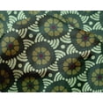 thumbnail image 4 of oneOone Silk Tabby Dark Teal Green Fabric Floral Block Sewing Craft Projects Fabric Prints By Yard 42 Inches Wide, 4 of 4
