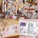 thumbnail image 5 of 24 hojas de papel para álbumes de recortes navideños de 15 x 15 cm con fondo colorido y brillo brillante, cartulina de felicitación, hojas de papel decorativas, 5 of 9