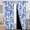Blue, variant on MIZHONA Blue Blackout Curtains for Living Room Rustic Floral Pattern Window Curtain Set of 2,42"x84"