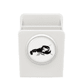 thumbnail image 1 of Camarones vida marina Black Illustration Estuche de escritorio, 1 of 4