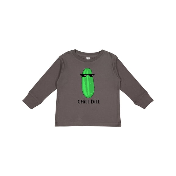 Inktastic Chill Dill Boys or Girls Long Sleeve Toddler T-Shirt