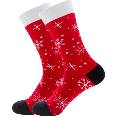 

Tejiojio Christmas Matching Unisex Christmas Vintage Cashmere FashionLong Sock Comfortable Socks
