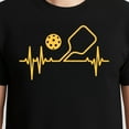 thumbnail image 3 of Pickleball Heartbeat Pulse Paddle & Ball Graphic Design – T-Shirt / Hoodie / Sweatshirt – Sports Enthusiast Apparel –, 3 of 6