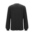 thumbnail image 5 of Wenyuyu Sequin Tops for Women Velvet Long Sleeve Blouses Holiday Party Tops Sparkle Dressy Shirts V Neck Loose Fit Tee Shirts Black XXL, 5 of 7