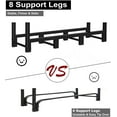 thumbnail image 2 of Ft Outdoor Firewood Rack Holder for Fireplace Wood Storage Adjustable Fire Log Stacker Stand, 2 of 6