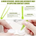 thumbnail image 3 of JUNEBRUSHS 10 Pack Colorful Contact Lens Remover and Inserter Tool Case Set, Portable Tweezers with Soft Tip, Applicator for Soft Hard Contact Lenses, 3 of 5