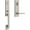 Satin Nickel, variant on Baldwin EESEAxSQUCQE150 Seattle One Piece Single Cylinder Keyed Entry Handleset - Nickel