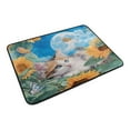 thumbnail image 6 of Bathroom Sets Curtain and Rug Sets 23.6x15.7 in Non-Slip Mat and 60x72 in Shower Curtain for Home Bath Dcor Playful Cat Lying Sunflowers, 6 of 8