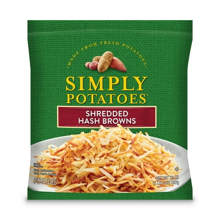 Simply Potatoes Shredded Hash Browns, 20 oz Bag (Refrigerated)