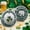 Silver837, variant on MORESEC Home Four Leaf Clover Commemorative Coin Novel Souvenir Good Luck Wealth Success, Iron 1.57 Inch Double Sided Blessing Gift for Friend Family